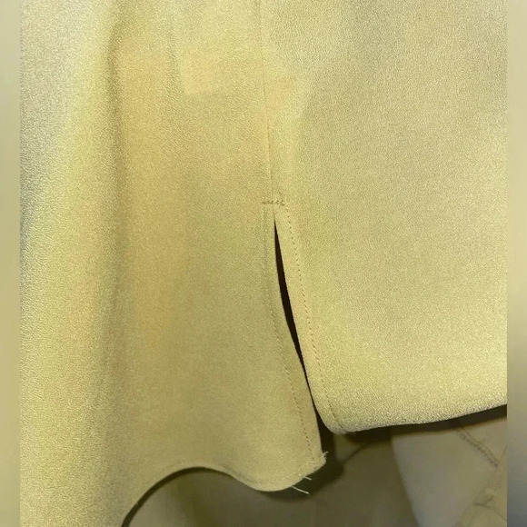 Woman’s plus size Dijon mustard yellow top shirt blouse - Picture 3 of 5